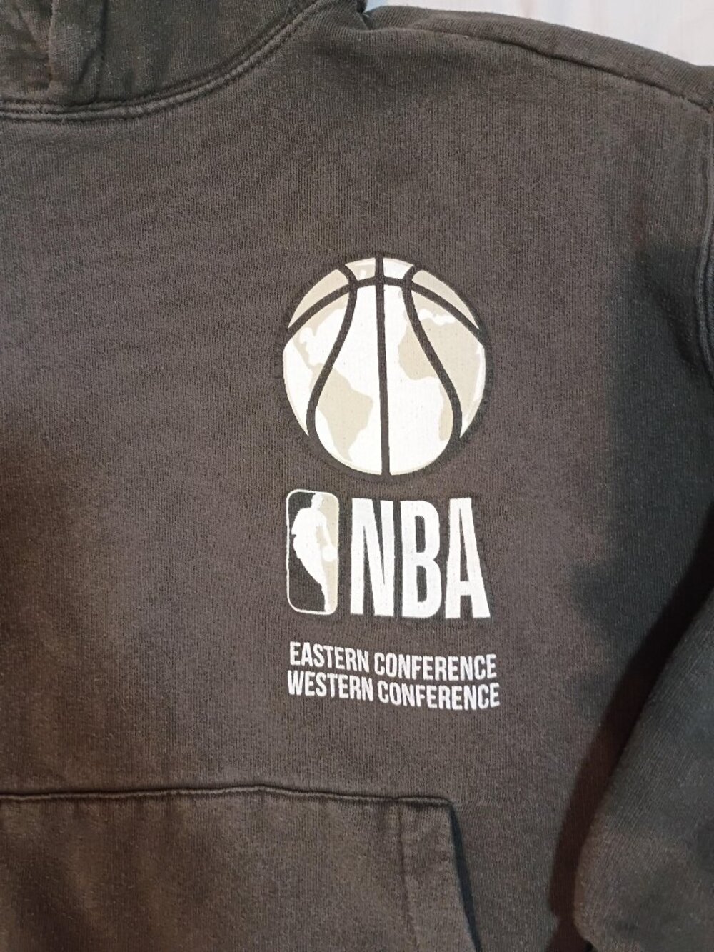 Zara Kids/Hoodie/Youth 13-14/Gray NBA Graphic Pullover Streetwear Basketball Urb - Picture 5 of 7